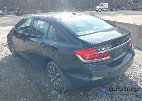 2015 Honda Civic Ex-L from USA, damaged, VIN 19XFB2F9XFE099013
